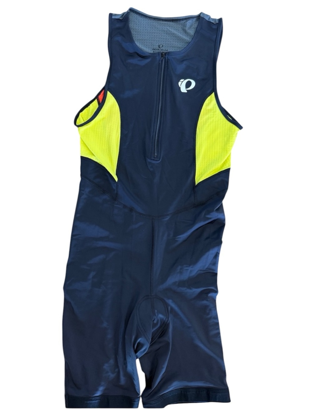 PEARL IZUMI ELITE MEN’S ATHLETIC CYCLING COMPRESSION RACE SUIT LG BLACK YELLOW